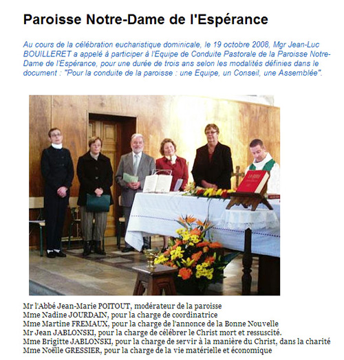 Le "terrain" vu par Mgr Bouilleret