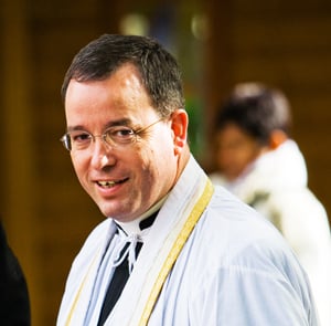 Abbé Loïc Duverger, supérieur du District d'Afrique