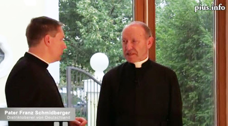 Entretien de l'abbé Schmidberger sur les relations de la Fraternité Saint-Pie X avec Rome - 18 septembre 2012